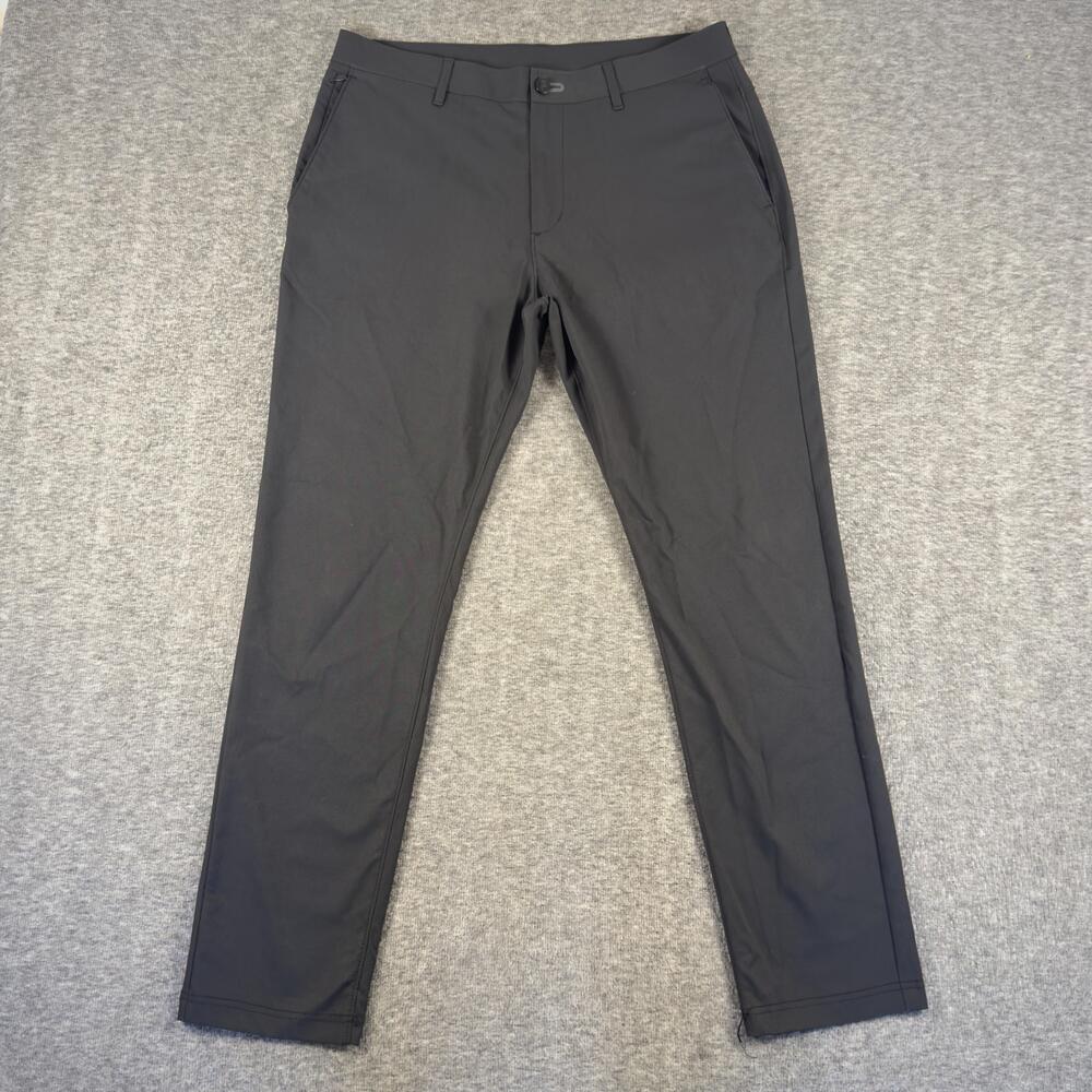 Public Rec Pants Mens 33x32 Black Chino Slim Fit Stretch Performance Casual